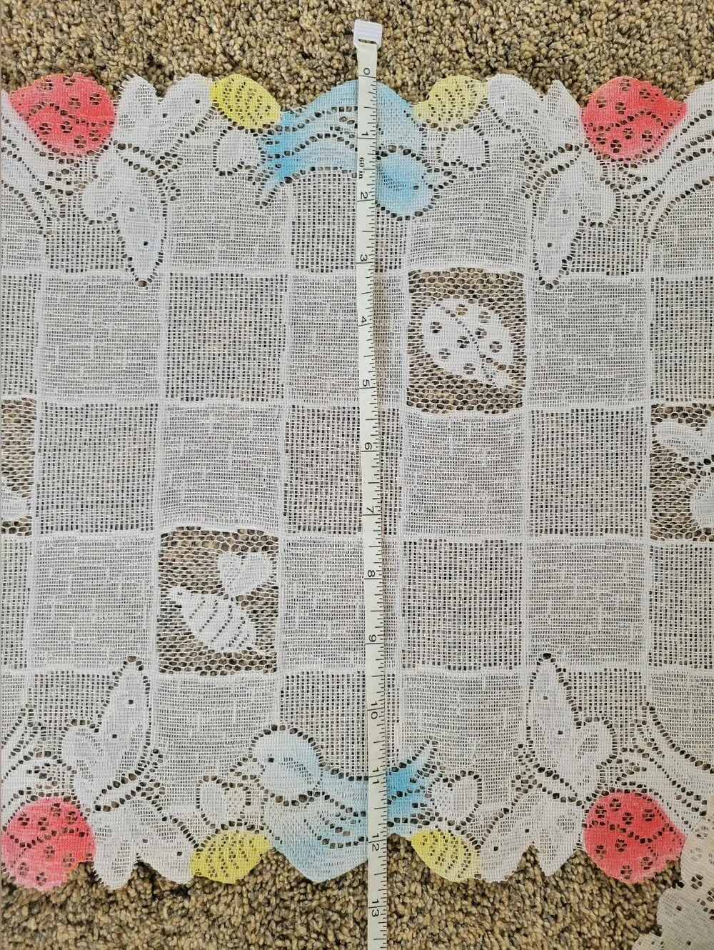Set of two vintage lace placemats